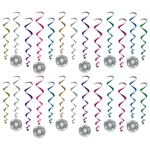 Bulk Disco Ball Whirls (Case of 72) by Beistle