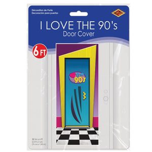 Bulk I Love The 90's Door Cover (Case of 12) by Beistle