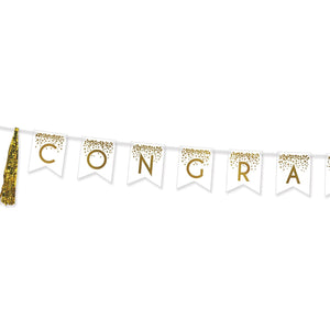 Bulk Congratulations Tassel Streamer (Case of 12) by Beistle