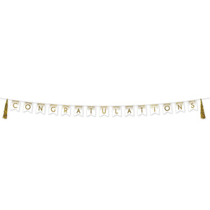 Congratulations Party Tassel Streamer - Bulk 12 Pack