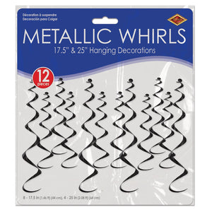 Bulk Metallic Whirls (Case of 72) by Beistle