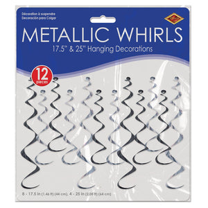 Bulk Metallic Whirls (Case of 72) by Beistle