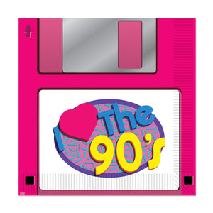 90's Floppy Disk Party Luncheon Napkins - Bulk 192 Pack