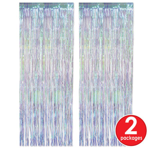 1-Ply Iridescent Fringe Curtain (Pack of 6)