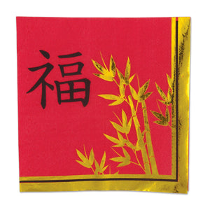 Asian Party Luncheon Napkins - Bulk 192 Pack