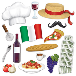 Italian Party Photo Fun Signs - Bulk/180 Fun Signs