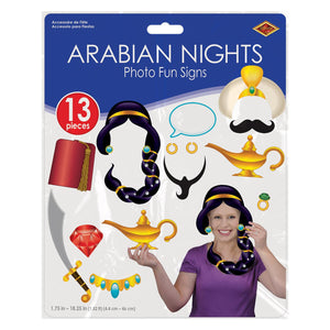 Bulk Arabian Nights Photo Fun Signs (Case of 156) by Beistle