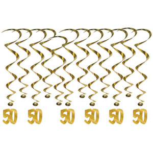 50th Anniversary Whirls - Bulk 72 Pack