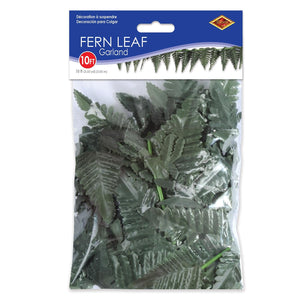 Bulk Fabric Fern Leaf Garland (Case of 12) by Beistle