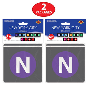 Bulk New York City Streamer (Case of 12) by Beistle