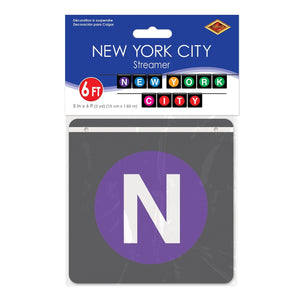 Bulk New York City Streamer (Case of 12) by Beistle