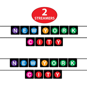 Bulk New York City Streamer (Case of 12) by Beistle