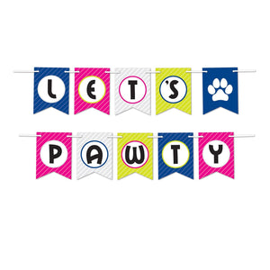 Bulk Let's Pawty Streamer (Case of 12) by Beistle