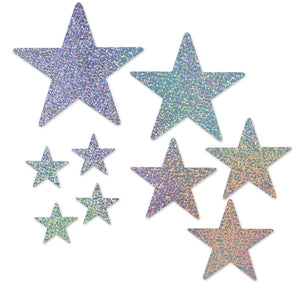 Packaged Star Party Cutouts - Bulk 108 Pack