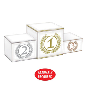 Bulk 3-D Podium Centerpiece (Case of 12) by Beistle