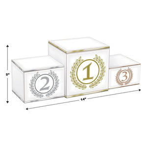 Bulk 3-D Podium Centerpiece (Case of 12) by Beistle