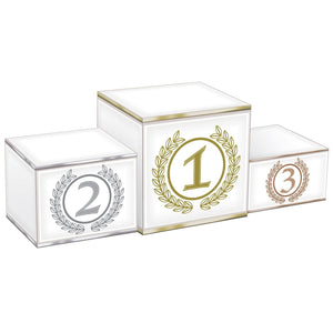 3-D Podium Party Centerpiece - Bulk 12 Pack