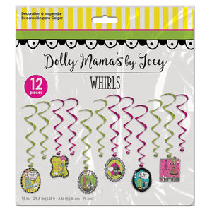 Bulk Dolly Mama's Wine Celebration Whirls (Case of 72) by Beistle