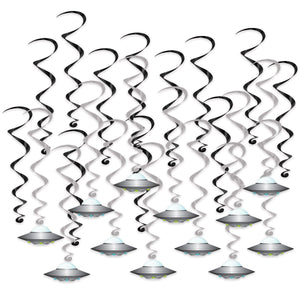 Bulk Flying Saucer Whirls (Case of 72) by Beistle