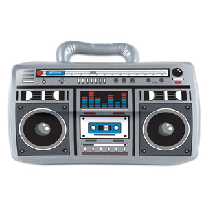 Inflatable Boom Box Party Decoration - Bulk 12 Pack