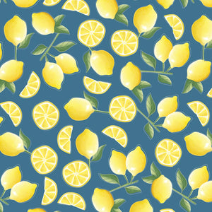 Bulk Lemon Tablecover (Case of 12) by Beistle