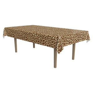 Giraffe Print Party Tablecover - Bulk 12 Pack