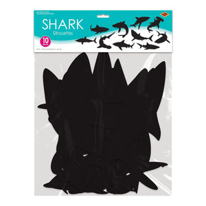 Bulk Shark Silhouettes (12 Pkgs Per Case) by Beistle