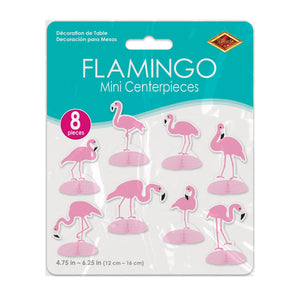 Bulk Flamingo Mini Centerpieces (Case of 96) by Beistle