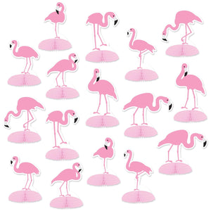 Bulk Flamingo Mini Centerpieces (Case of 96) by Beistle