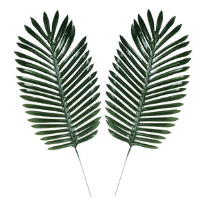 Luau Party Fabric Fern Palm Leaves - Bulk/6 Palm Leaves