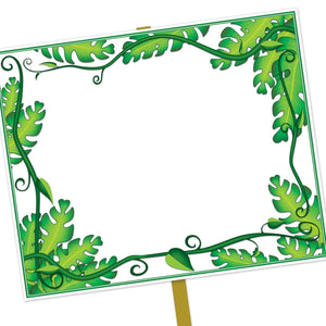 Bulk Blank Jungle Yard Sign (Case of 6) by Beistle