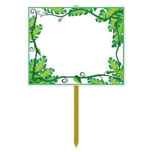 Blank Jungle Party Yard Sign - Bulk 6 Pack