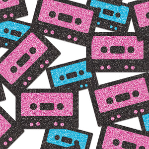 Bulk Cassette Tape Deluxe Sparkle Confetti (12 Packages) by Beistle