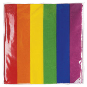 Bulk Rainbow Luncheon Napkins (Case of 192) by Beistle