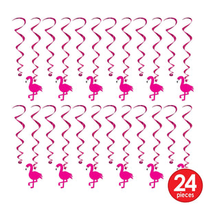 Bulk Flamingo Whirls (Case of 72) by Beistle