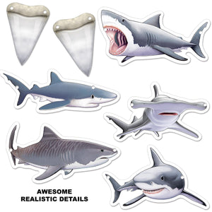 Bulk Shark Streamer Set (Case of 12) by Beistle