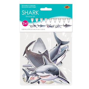 Bulk Shark Streamer Set (Case of 12) by Beistle