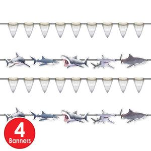 Bulk Shark Streamer Set (Case of 12) by Beistle