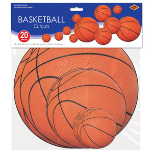 Bulk Basketball Cutouts (Case of 240) by Beistle