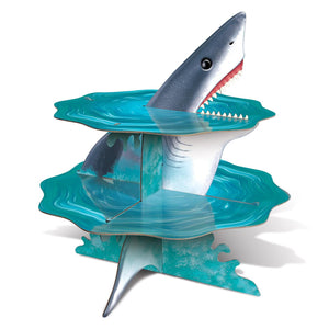 Shark Party Cupcake Stand - Bulk 12 Pack