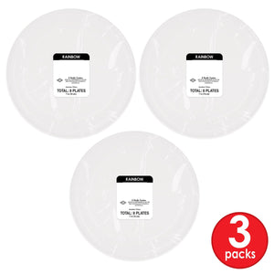 Bulk Rainbow Plates (12 Pkgs Per Case) by Beistle