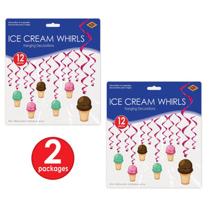 Bulk Ice Cream Whirls (Case of 72) by Beistle