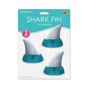 Bulk Shark Fin Centerpieces (Case of 36) by Beistle