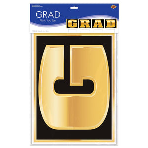 Bulk Plastic Grad Yard Sign (Case of 6) by Beistle