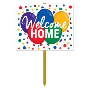 Welcome Home Party Yard Sign - Bulk 6 Pack