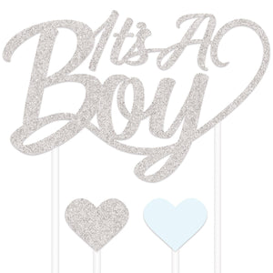 Bulk It's A Boy Cake Topper (Case of 12) by Beistle