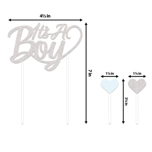 Bulk It's A Boy Cake Topper (Case of 12) by Beistle