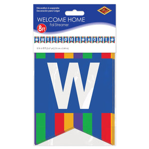 Bulk Foil Welcome Home Streamer (Case of 12) by Beistle