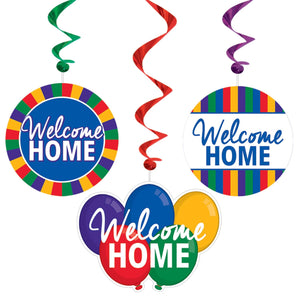 Bulk Welcome Home Whirls (Case of 72) by Beistle