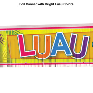 Bulk Metallic Luau Party Fringe Banner (Case of 12) by Beistle